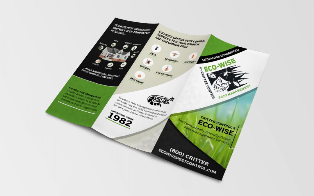 Critter Control Trifold Brochure Outside