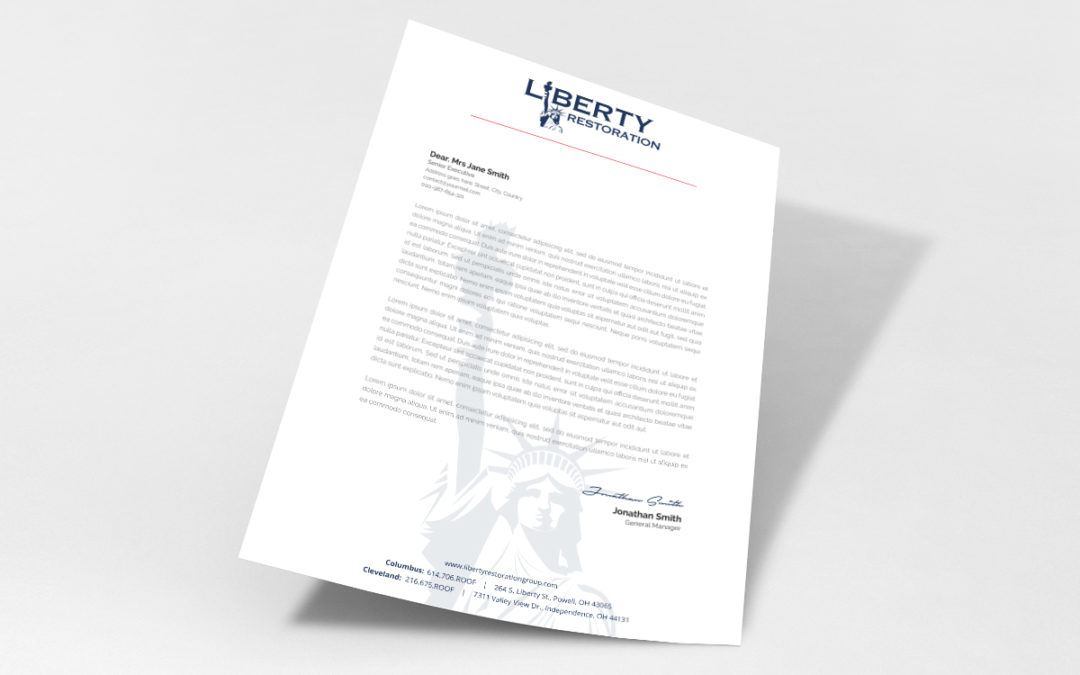 Liberty Restoration Letterhead